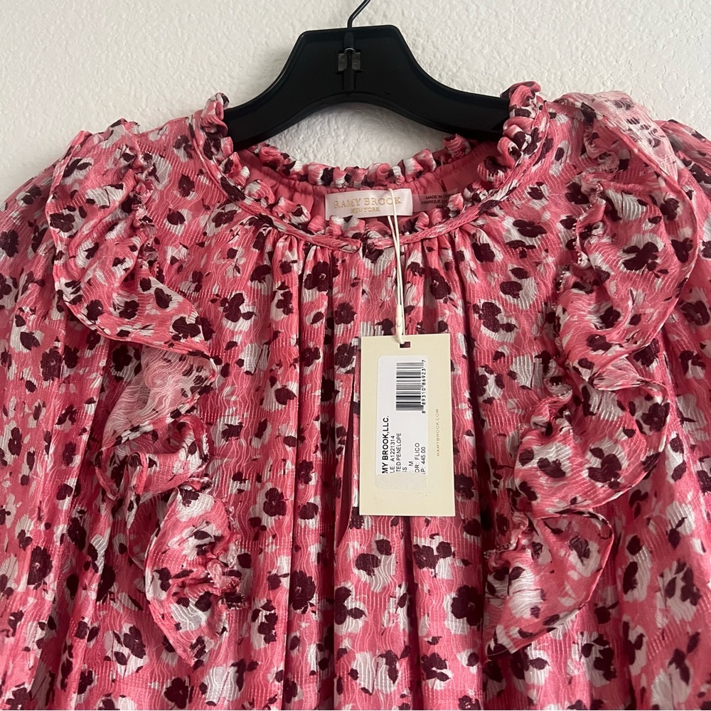 NWT Ramy Brook Penelope Ruffled Dress M - Picture 4 of 5